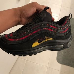 BRAND NEW NIKE AIR MAX 97 SE S TARTAN PRINT PLAID